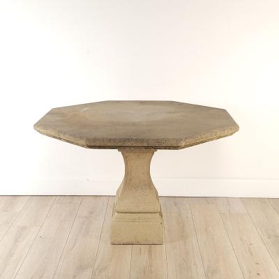 Michael Taylor Octagonal Cast Stone Table
