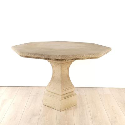 Michael Taylor Octagonal Cast Stone Table