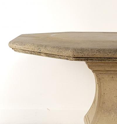 Michael Taylor Octagonal Cast Stone Table