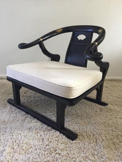 Michael Taylor Pair of Michael Taylor East West Early Club Chairs