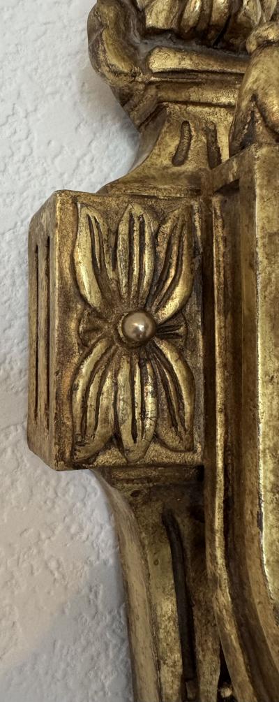 Michael Taylor Set of Six Regency Style Giltwood Wall Sconces by Panache for Michael Taylor