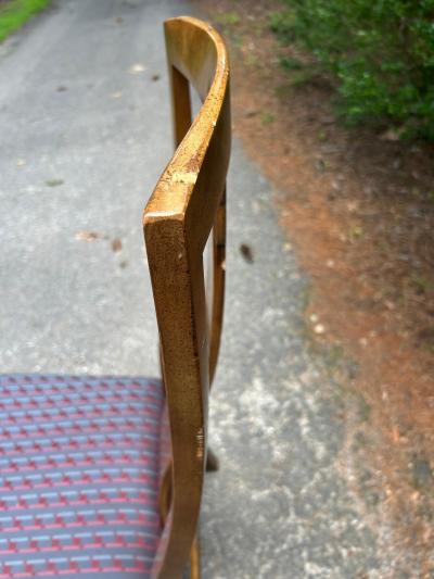 Michael Taylor Stunning Set 8 Michael Taylor Asian influenced Burl Elm Dining Chair Mid Century