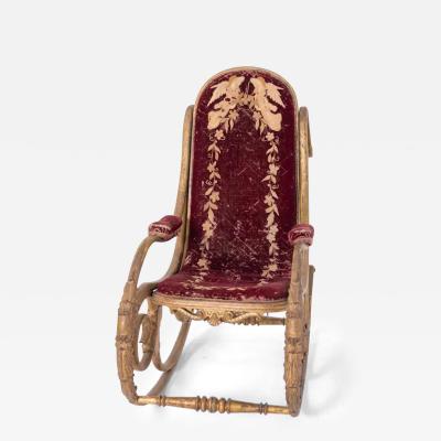 Michael Thonet Rocking Chair by Anton Fix and Micheal Thonet 1850s
