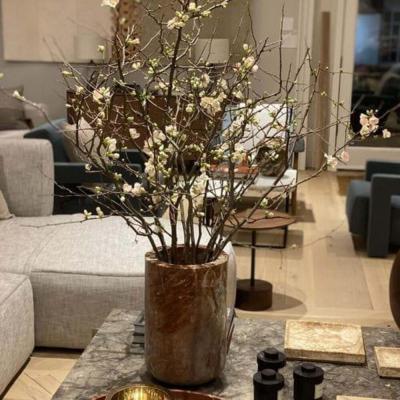 Michael Verheyden COPPA HIGH CONTAINER IN MONTEPULCIANO MARBLE