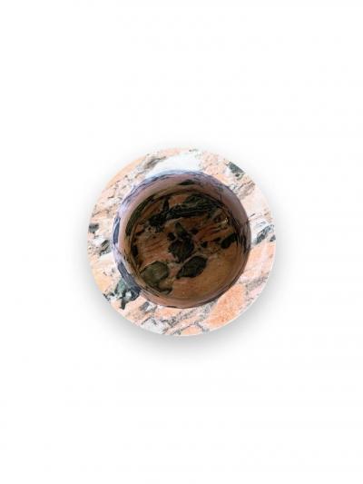 Michael Verheyden DURE POT BOWL IN SALMON ROYAL MARBLE