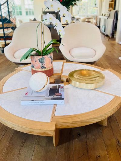 Michael Verheyden DURE POT BOWL IN SALMON ROYAL MARBLE