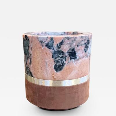 Michael Verheyden DURE POT BOWL IN SALMON ROYAL MARBLE