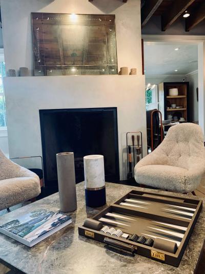 Michael Verheyden DURE VASE IN WHITE ALABASTER AND TAUPE PYTHON