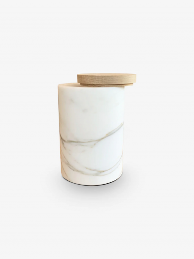 Michael Verheyden FRESCO MEDIUM CONTAINER BOTTLE HOLDER IN CALACATTA