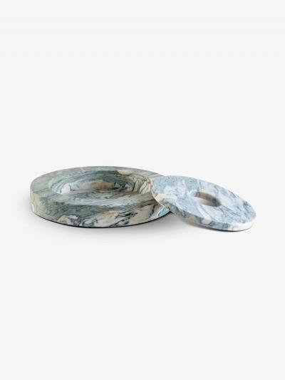 Michael Verheyden MARBLE PLATE IN GRIGIO ANTICO MARBLE