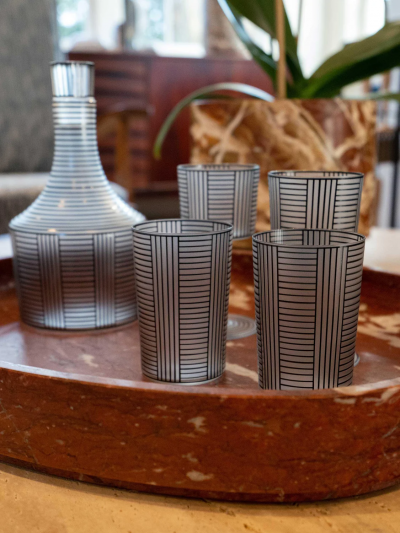 Michael Verheyden OVAL SERVE BOX IN ROSSO FRANCIA