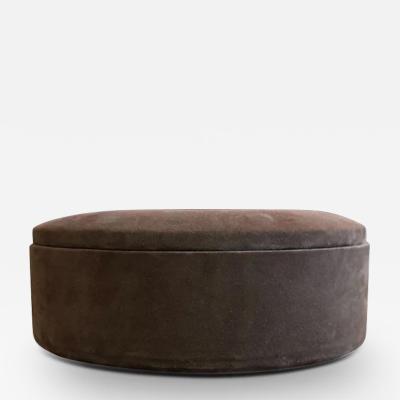 Michael Verheyden PASTILLE M BOX COVERED IN SUEDE MID BROWN