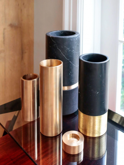 Michael Verheyden PENNE STATIONARY SET IN BRONZE