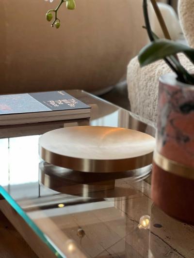 Michael Verheyden SEGMENT BRONZE PLATE IN SOLID BRUSHED BRONZE