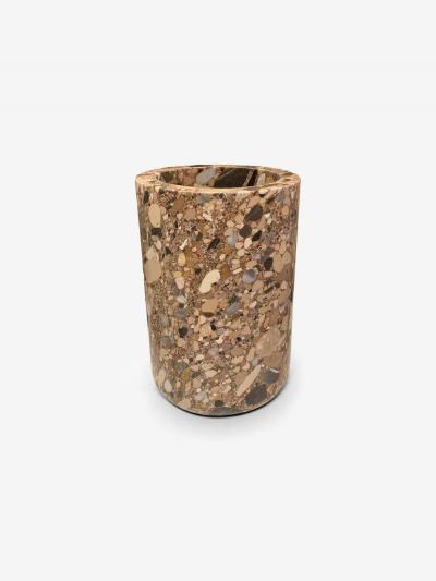 Michael Verheyden TALL BUSK VASE IN BRECCIA ALBA