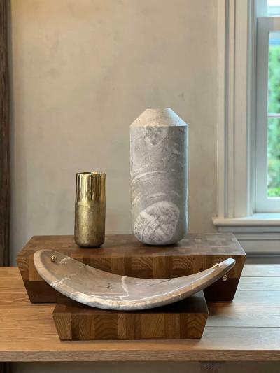 Michael Verheyden TALL SOLI SOLIFLEUR IN CASTED BRASS