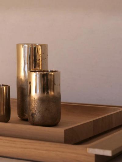 Michael Verheyden TALL SOLI SOLIFLEUR IN CASTED BRASS