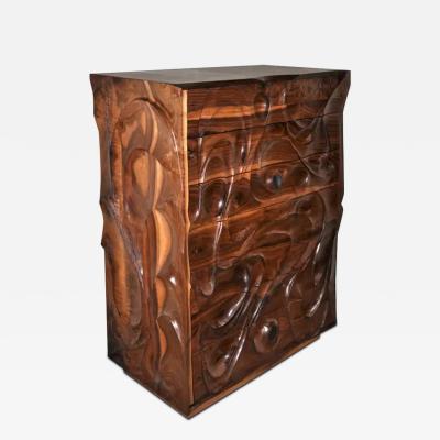 Michael Wilson Carved Out Dresser