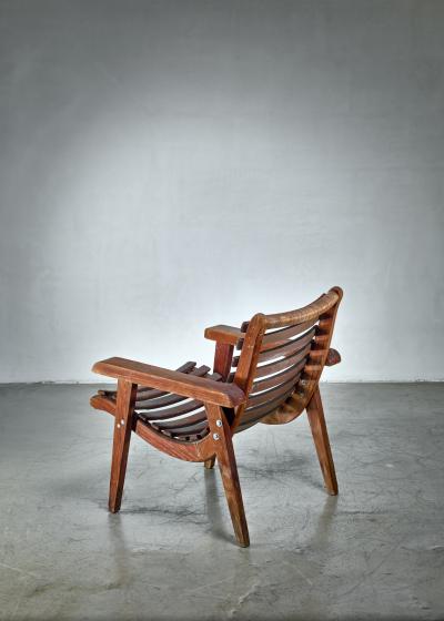 Michael van Beuren Michael van Beuren slat chair for Domus Mexico 1930s 40s