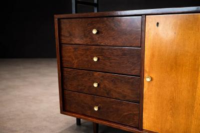 Michel Arnault Bookshelf in Hardwood Metal by Michel Arnault for Mobilia Contempor nea