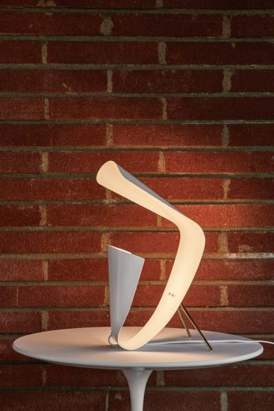 Michel Buffet Michel Buffet B 201 Black and White Table Lamp
