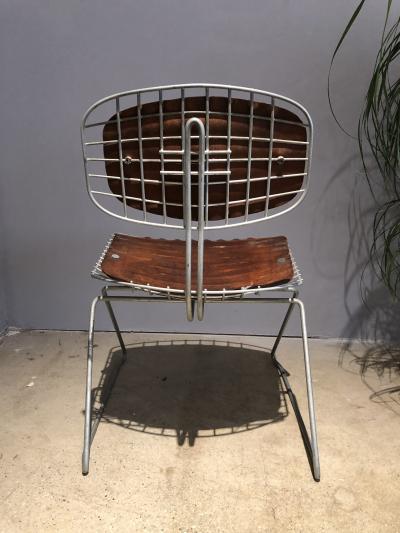 Michel Cadestin Georges Laurent Michel Cadestin Georges Laurent Dark Brown Beaubourg Chair 