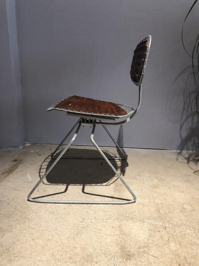 Michel Cadestin Georges Laurent Michel Cadestin Georges Laurent Dark Brown Beaubourg Chair 