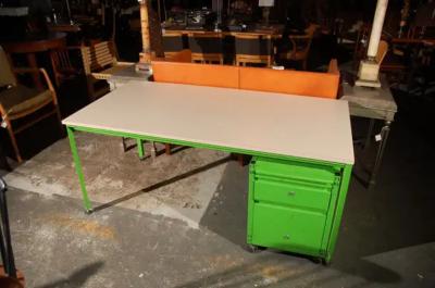 Michel Cadestin Georges Laurent Michel Cadestin and Georges Laurent Desk and Filing Cabinet