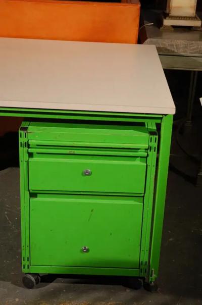 Michel Cadestin Georges Laurent Michel Cadestin and Georges Laurent Desk and Filing Cabinet