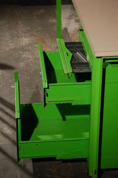 Michel Cadestin Georges Laurent Michel Cadestin and Georges Laurent Desk and Filing Cabinet