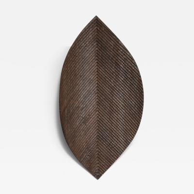 Michel Choqueux Leaf Sculpted Wall Hanging France c 1950