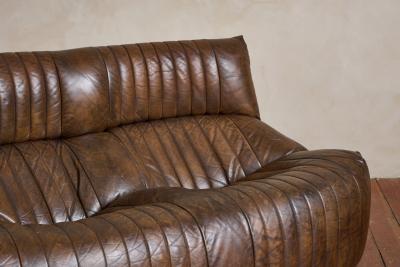 Michel Ducaroy Michel Ducaroy Leather Settee