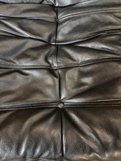 Michel Ducaroy Michel Ducaroy Togo Three Piece Leather Set for Ligne Roset France 1970