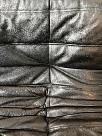 Michel Ducaroy Michel Ducaroy Togo Three Piece Leather Set for Ligne Roset France 1970