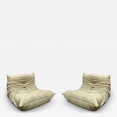Michel Ducaroy PAIR OF TOGO FIRESIDE CHAIRS