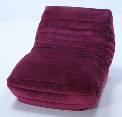 Michel Ducaroy Pair of French upholstered Togochairs in the manner of Michel Ducaroy C 1990 