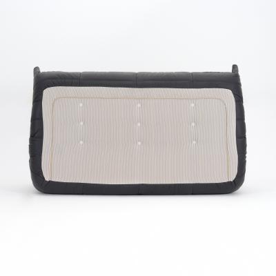 Michel Ducaroy Restored Ligne Roset Togo 5 Piece Sectional Set in Monolith Black Leather