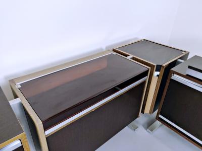 Michel Ducaroy Set Of Modular Sideboard By Michel Ducaroy Ligne Roset 1970s