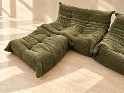Michel Ducaroy Set of 5 Togo Modular Sofa by Michel Ducaroy for Ligne Roset 1970s
