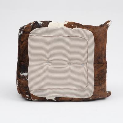 Michel Ducaroy Vintage Ligne Roset Togo Fireside Chair in Natural Cowhide Michel Ducaroy