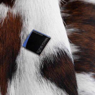 Michel Ducaroy Vintage Ligne Roset Togo Fireside Chair in Natural Cowhide Michel Ducaroy