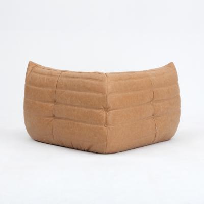 Michel Ducaroy Vintage Ligne Roset Togo Set in Italian Honey Leather Restored