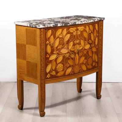 Michel Dufet French Inlaid Cabinet