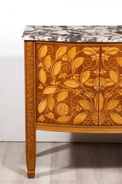 Michel Dufet French Inlaid Cabinet
