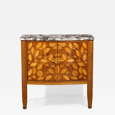 Michel Dufet French Inlaid Cabinet
