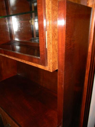 Michel Dufet Important French China Vitrine Cabinet by Michel Dufet