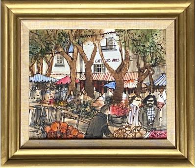 Michel Guy Nochet Cafe Life Saint Tropez 