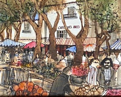 Michel Guy Nochet Cafe Life Saint Tropez 