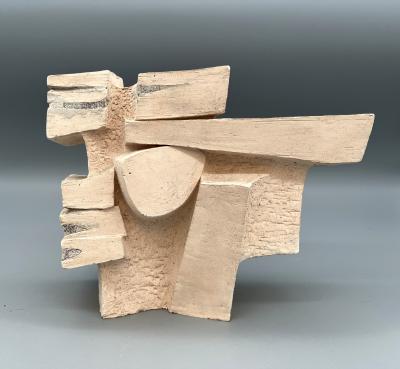 Michel Lucotte Model sculpture in clay and cement by Michel Lucotte France circa 1970