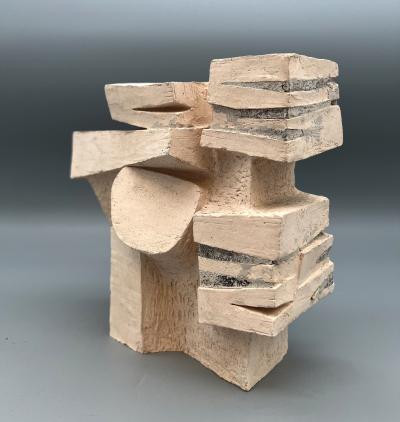 Michel Lucotte Model sculpture in clay and cement by Michel Lucotte France circa 1970